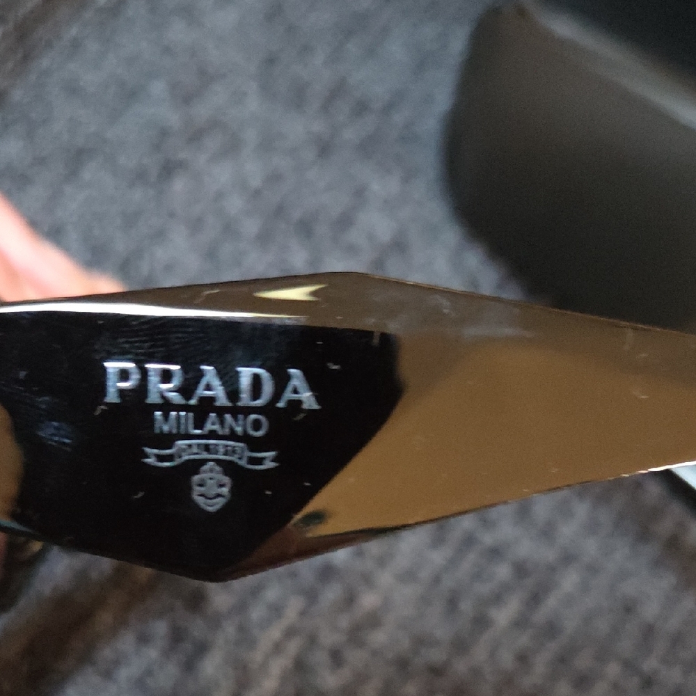 Prada Black Rectangular Sunglasses - image 3